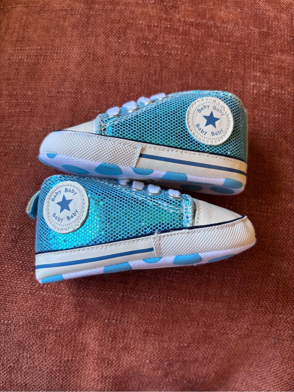 Sparkle Blue Toddler Sneakers